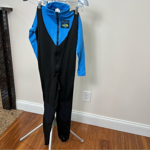 Aeroskin California Wet Suit Skin Women's Blue One Piece Water Protection USA - Picture 1 of 7